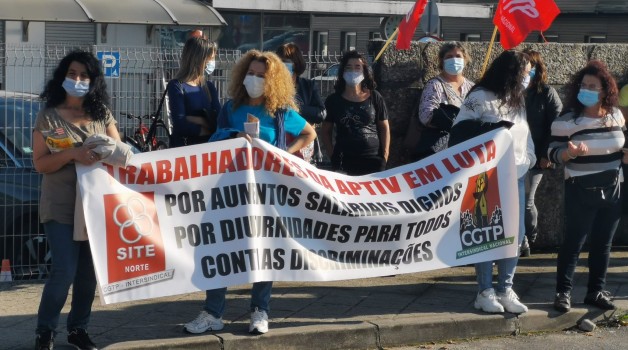 Trabalhadores da Aptiv Braga fizeram protesto e assumem manter a luta