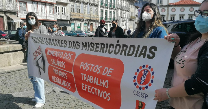 Trabalhadores das Misericórdias do Algarve concentram se amanhã junto ao Ministério do Trabalho