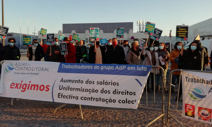 Trabalhadores da Águas de Portugal exigem verdadeira negociação da Tabela Salarial