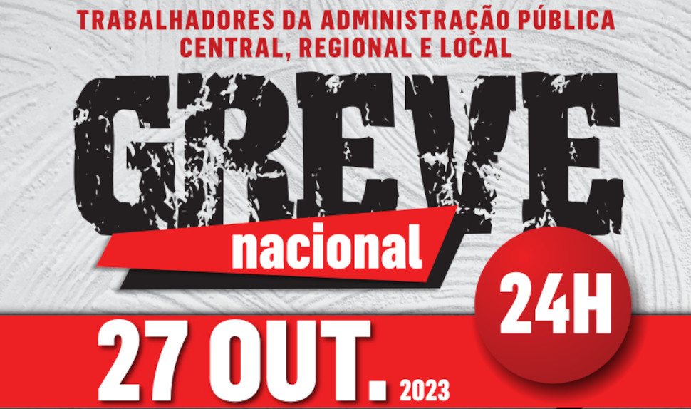 comunicado frente comum greve 27 outubro 2023