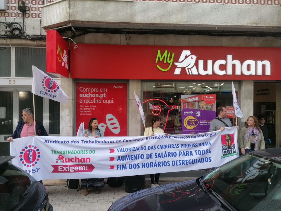 CESP assinala Semana da Igualdade junto das trabalhadoras da Auchan